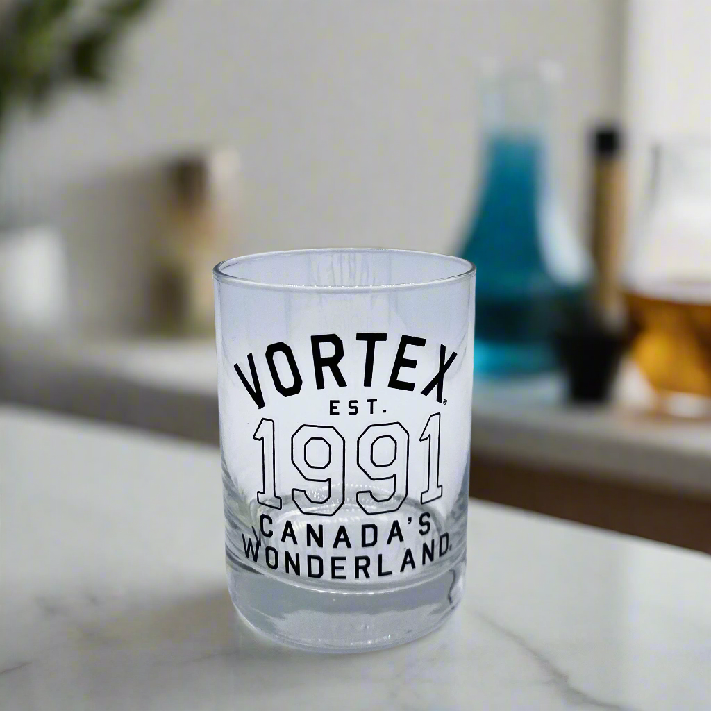 Canada's Wonderland Vortex Old Fashioned Glass