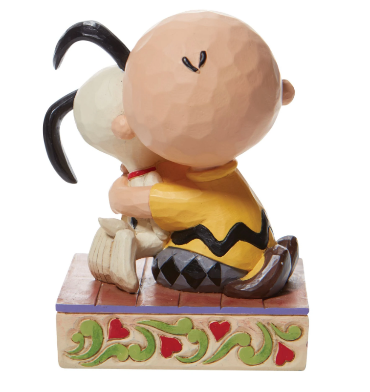 PEANUTS® by Jim Shore Enesco Charlie Brown and Snoopy Hugging
