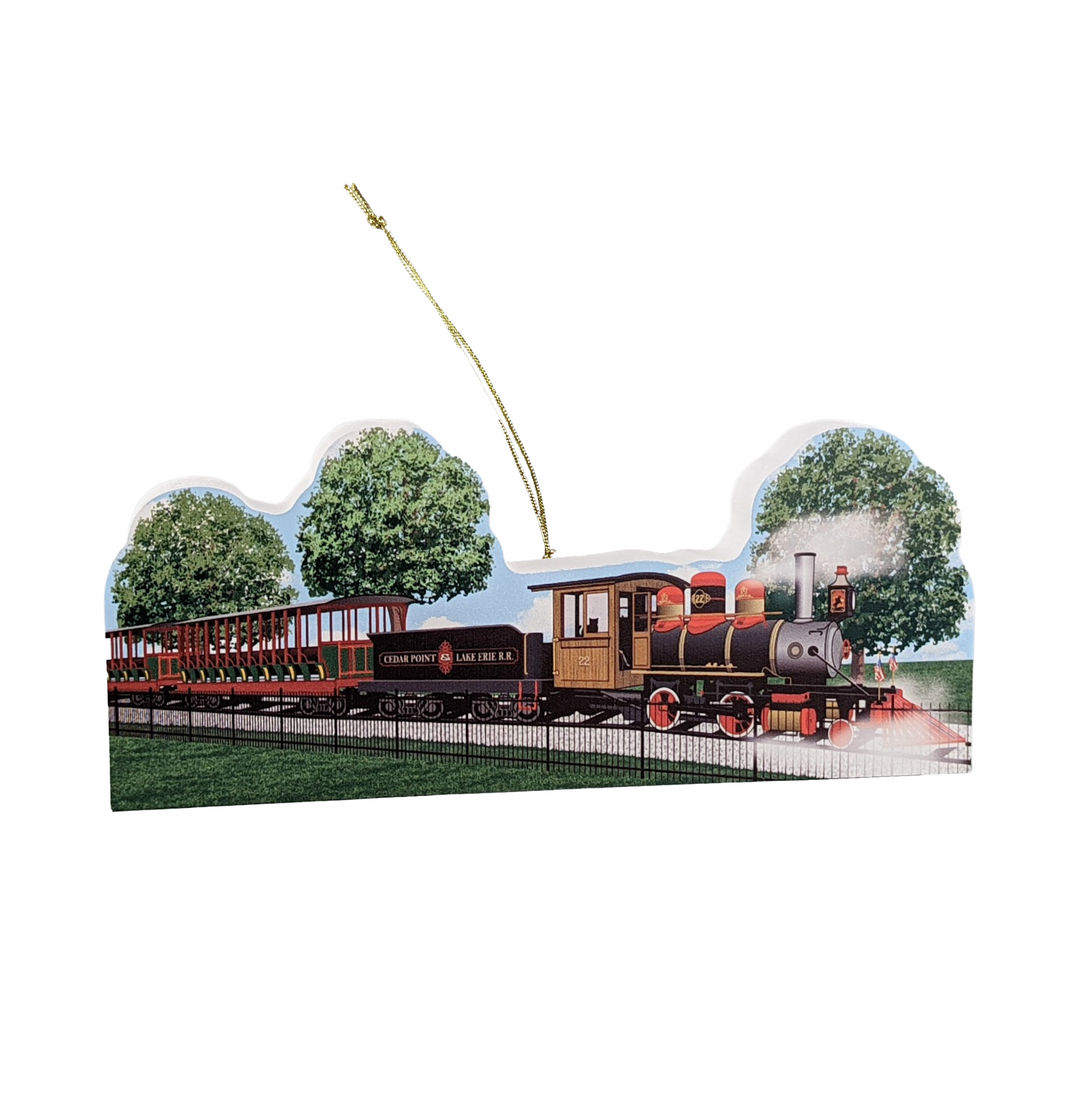 Cedar Point Cat's Meow CP & LE Railroad Ornament