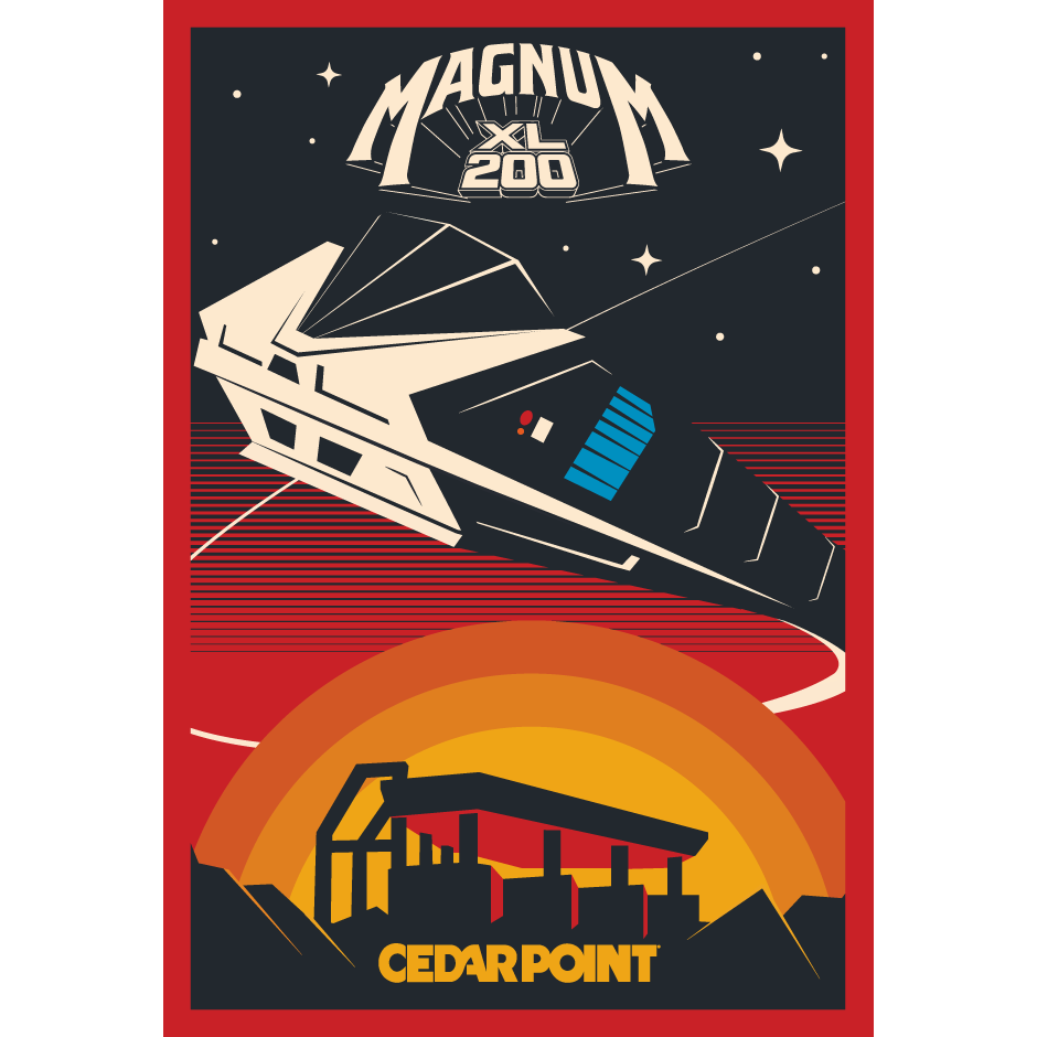 Cedar Point Magnum XL-200 Poster – FUN MERCHANDISE ONLINE SHOP