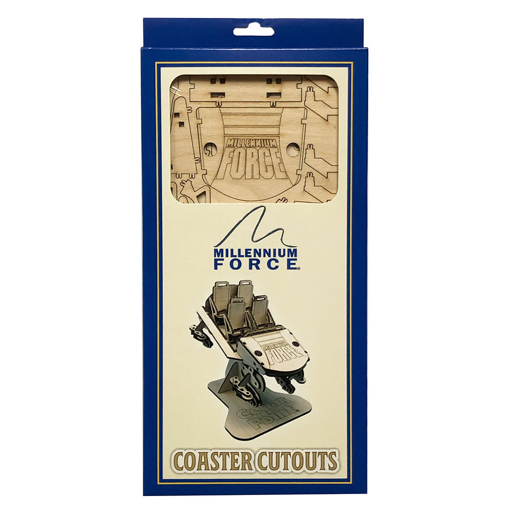 Cedar Point Millennium Force Front Car Coaster Cutout
