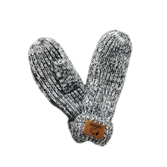 PEANUTS® Snoopy Leather Patch Mittens