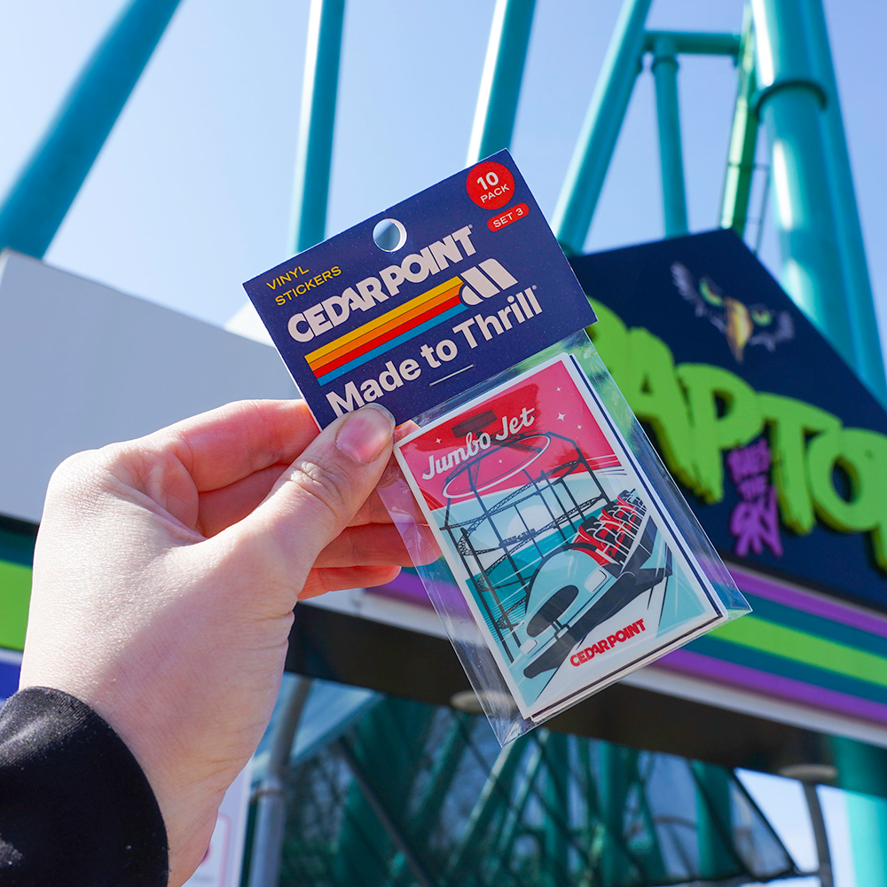 Cedar Point scrapbook 2024 and stickers