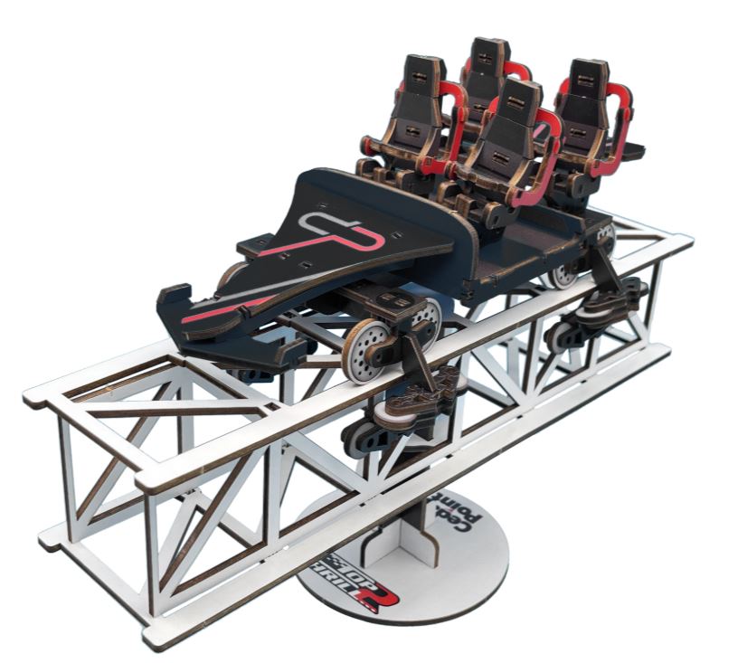 Cedar Point Top Thrill 2 Black Car Coaster Cutout