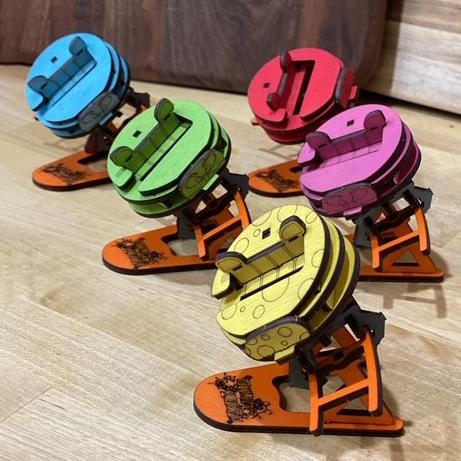 Cedar Point Wild Mouse Purple Mini Coaster Cutout – FUN