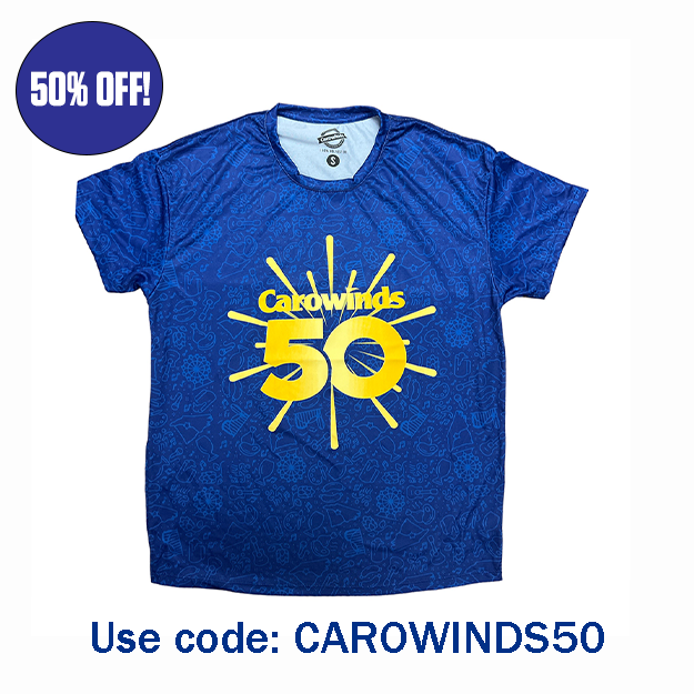 Carowinds 50th Anniversary Logo Tee