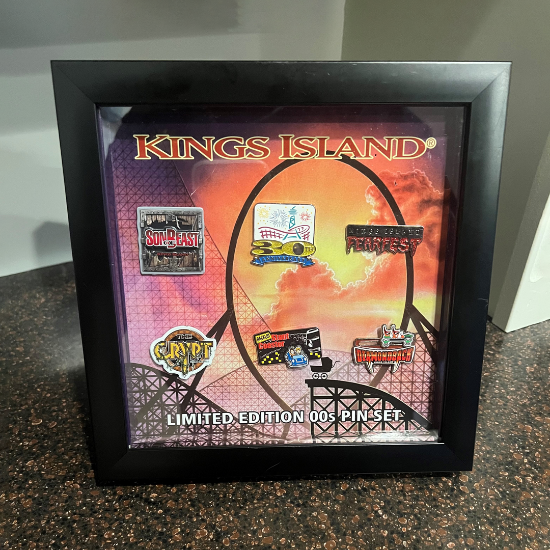 Kings Island 50th Anniversary KI50 Limited Edition 2000's Pin Set