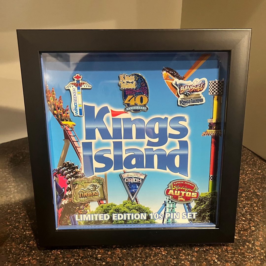 Kings Island 50th Anniversary KI50 Limited Edition 2010's Pin Set