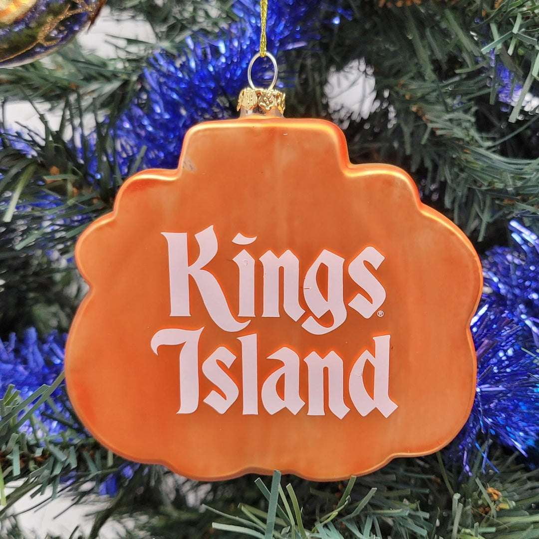 Kings Island The Beast Glitter Ornament