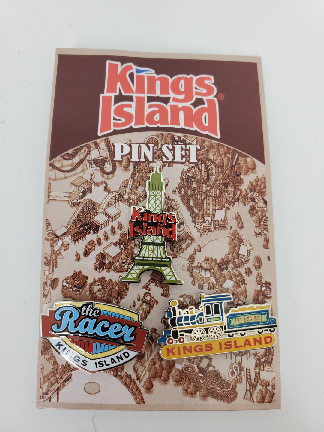 Kings Island Legacy Pin Set