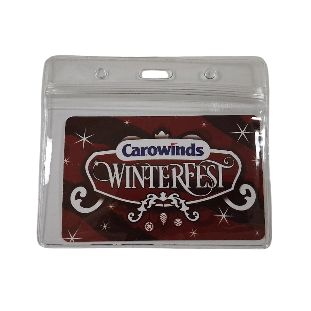 Carowinds Winterfest Badge Holder