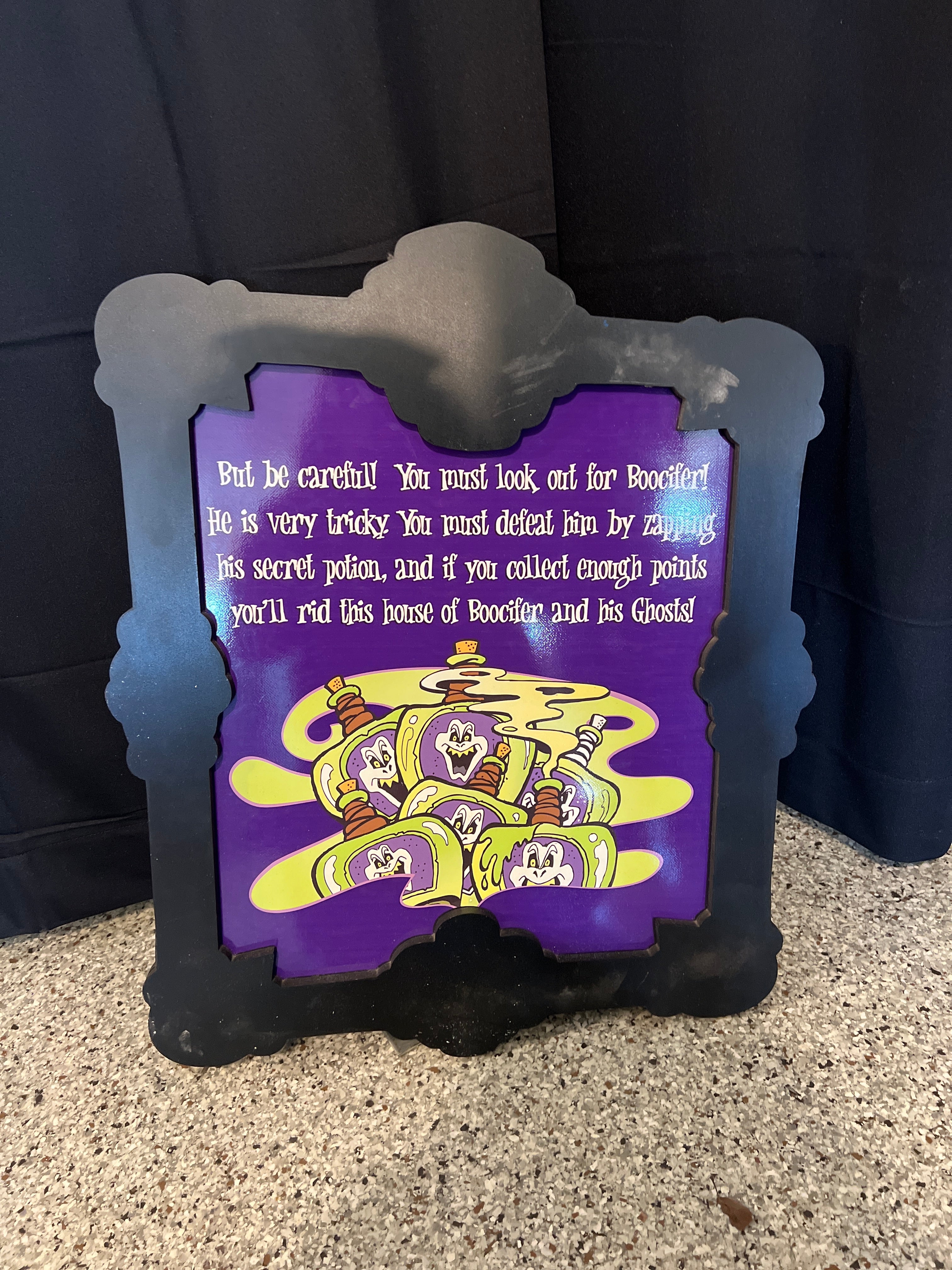 Lot # 3 – Boo Blasters Storyline 3pc Signage - 3.6.5