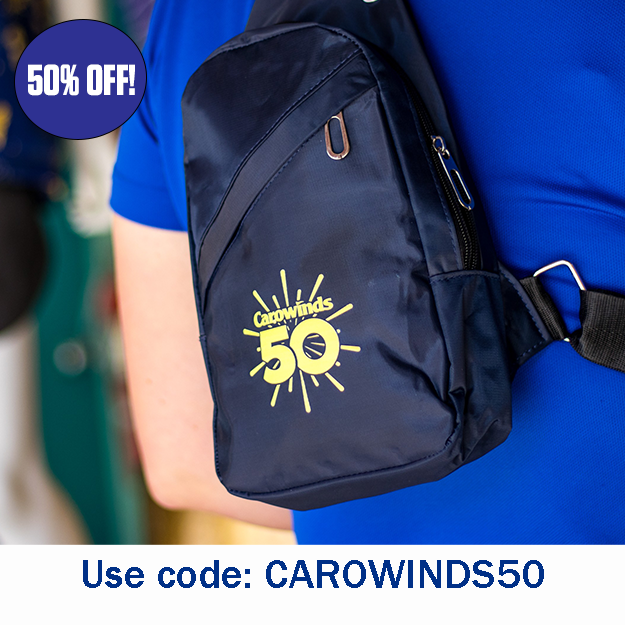 Carowinds 50th Anniversary Sling Bag
