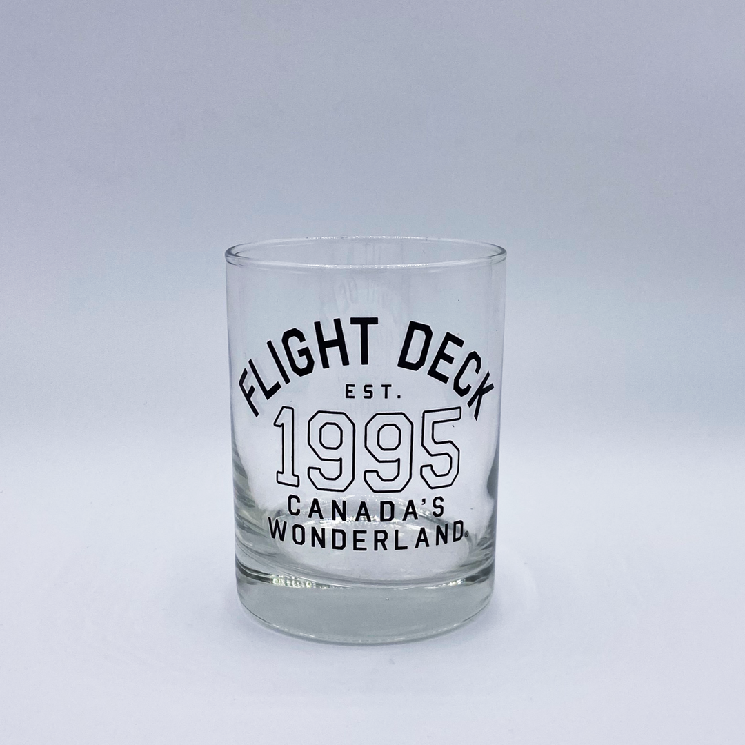 Canada's Wonderland Flight Deck Old Fashioned Glass