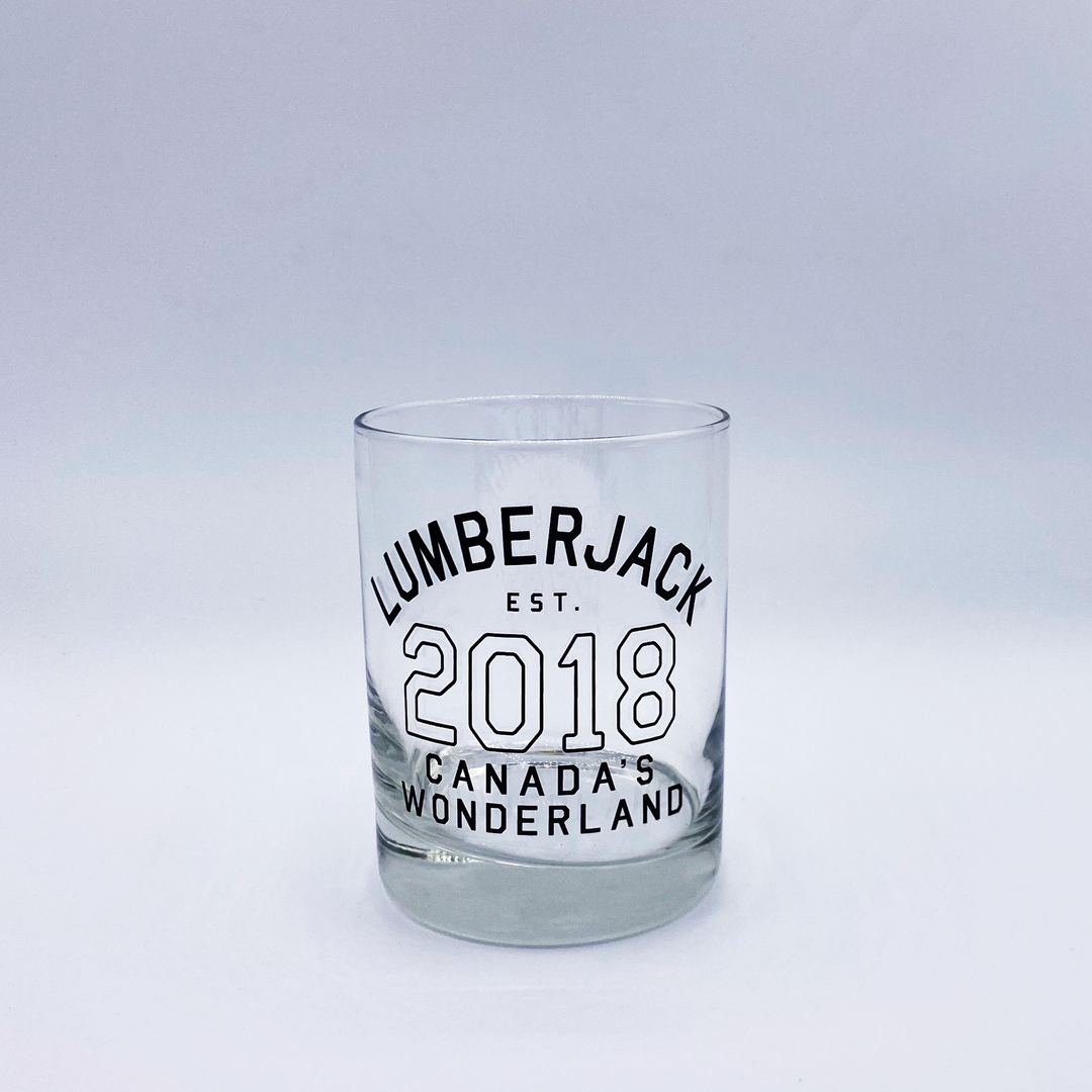 Canada's Wonderland Lumberjack Old Fashioned Glass