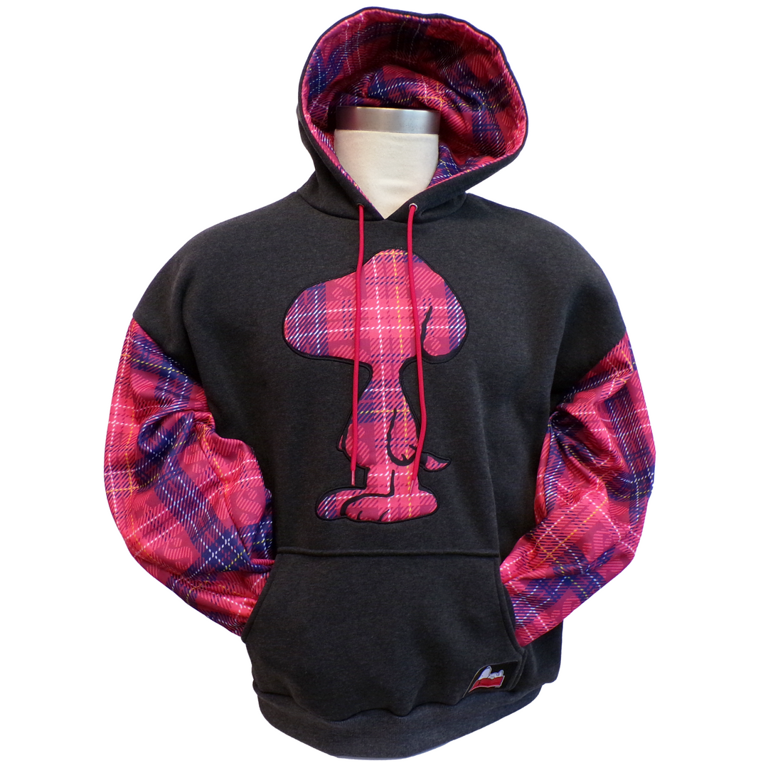 Plaid sweatshirt with hood best sale