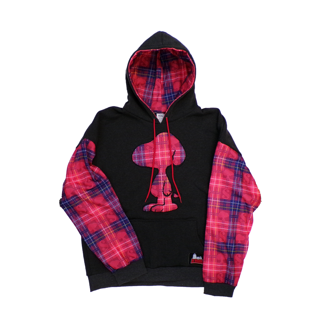 PEANUTS® Snoopy Plaid Hooded Sweatshirt