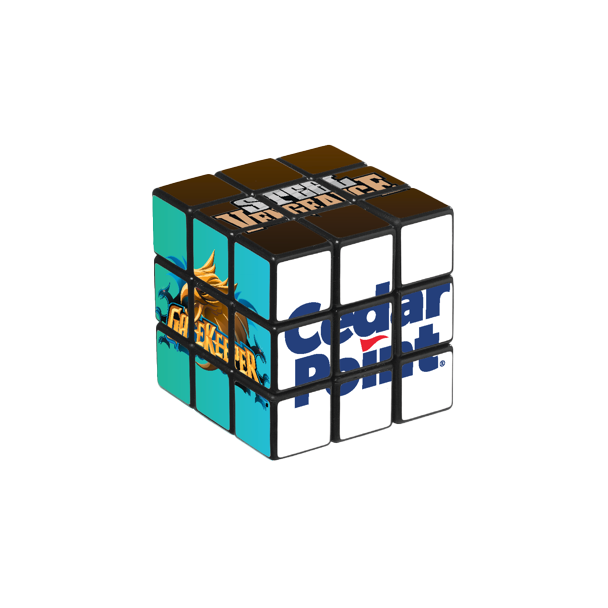 Cedar Point Rides Puzzle Cube