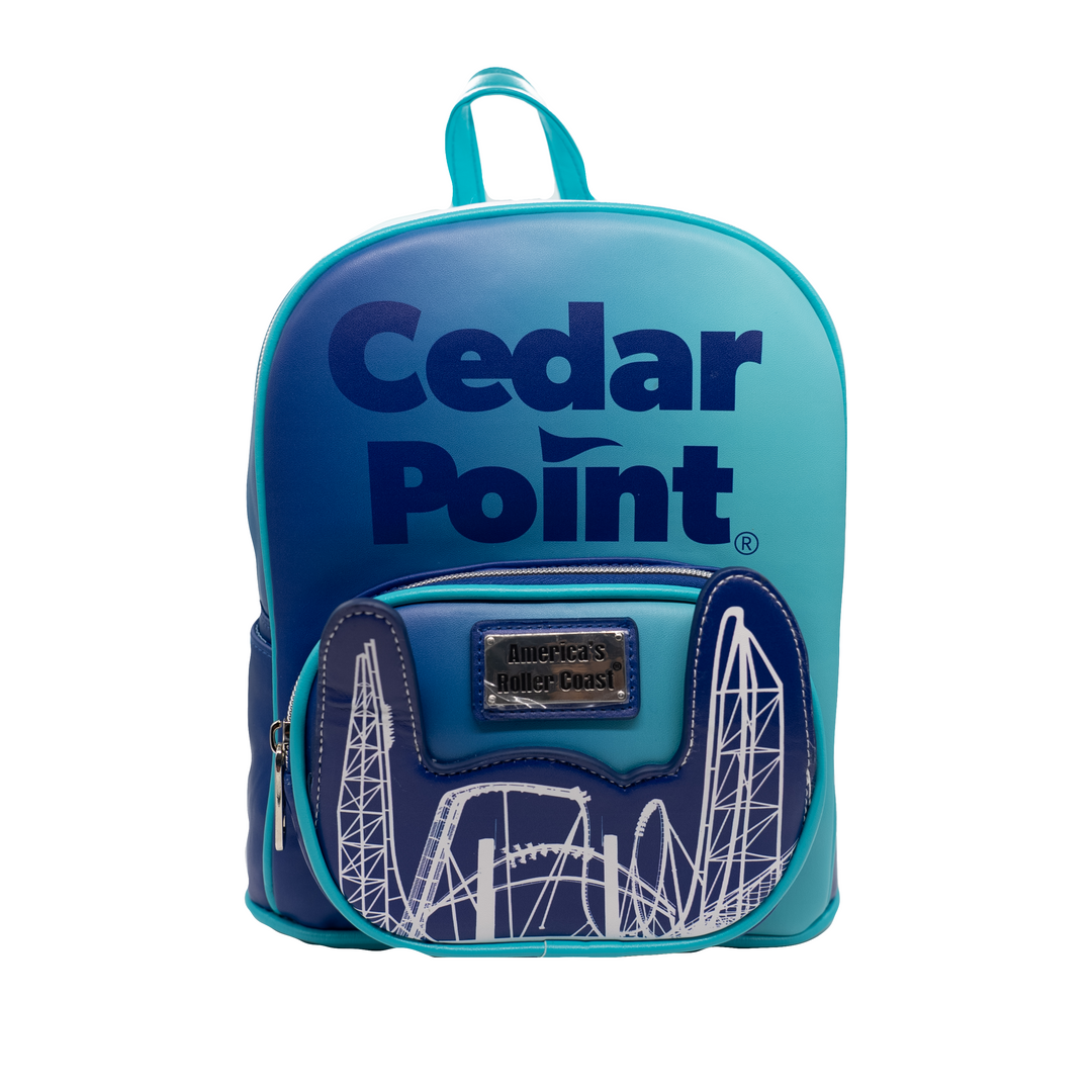 Cedar Point Skyline Blue Mini Backpack