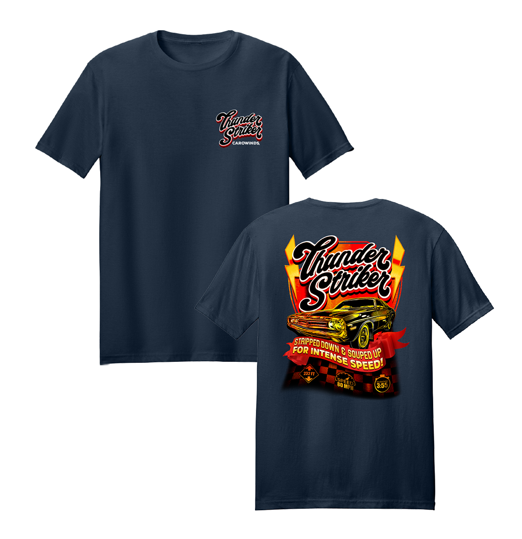 Carowinds Thunder Striker Tee