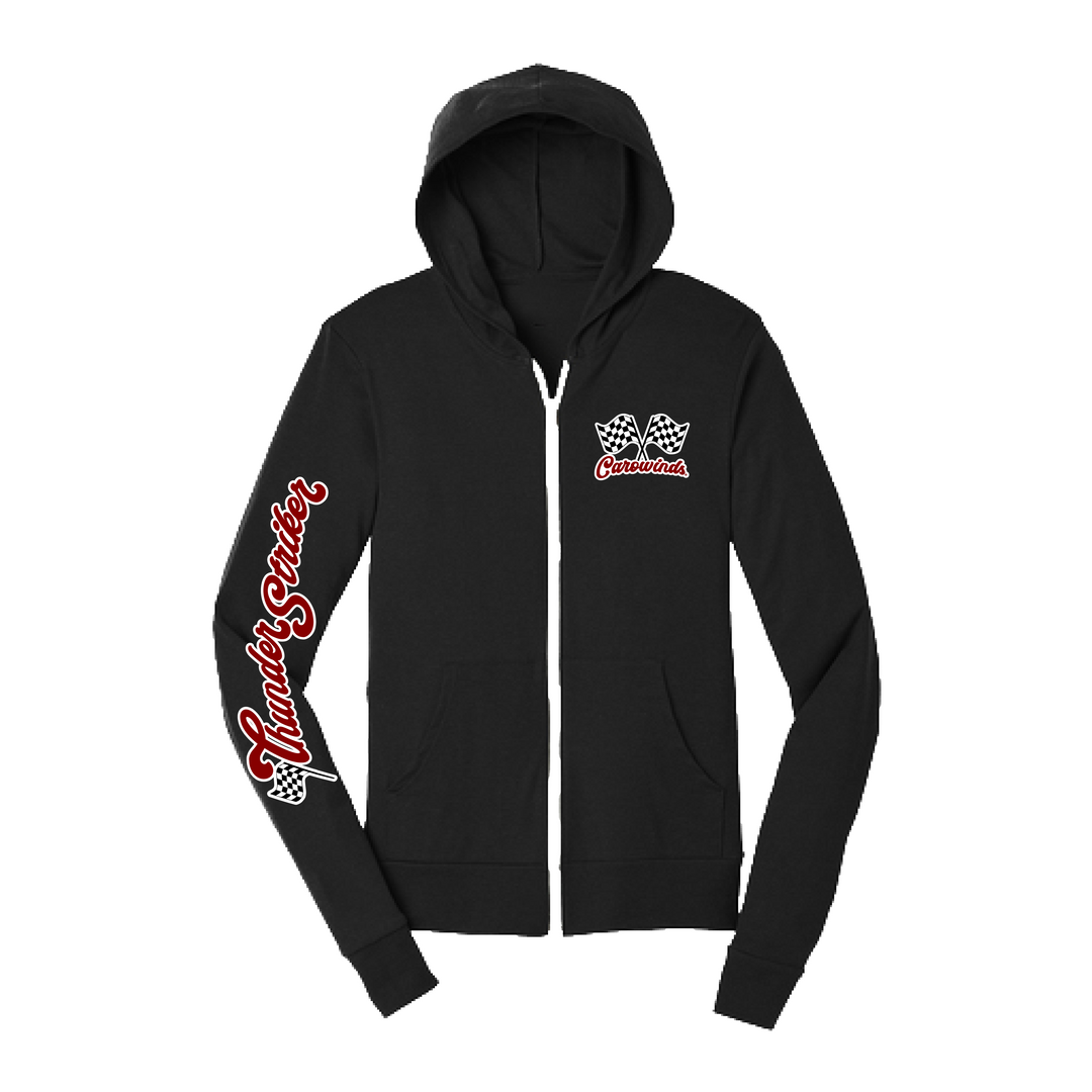 Carowinds Thunder Striker Zip- Up Hooded Sweatshirt