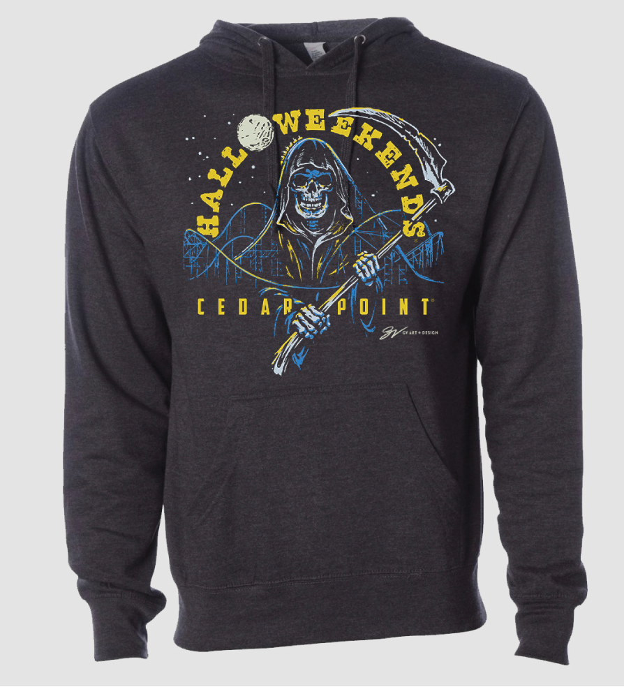 Cedar Point Halloweekends Reaper Hooded Swearshirt