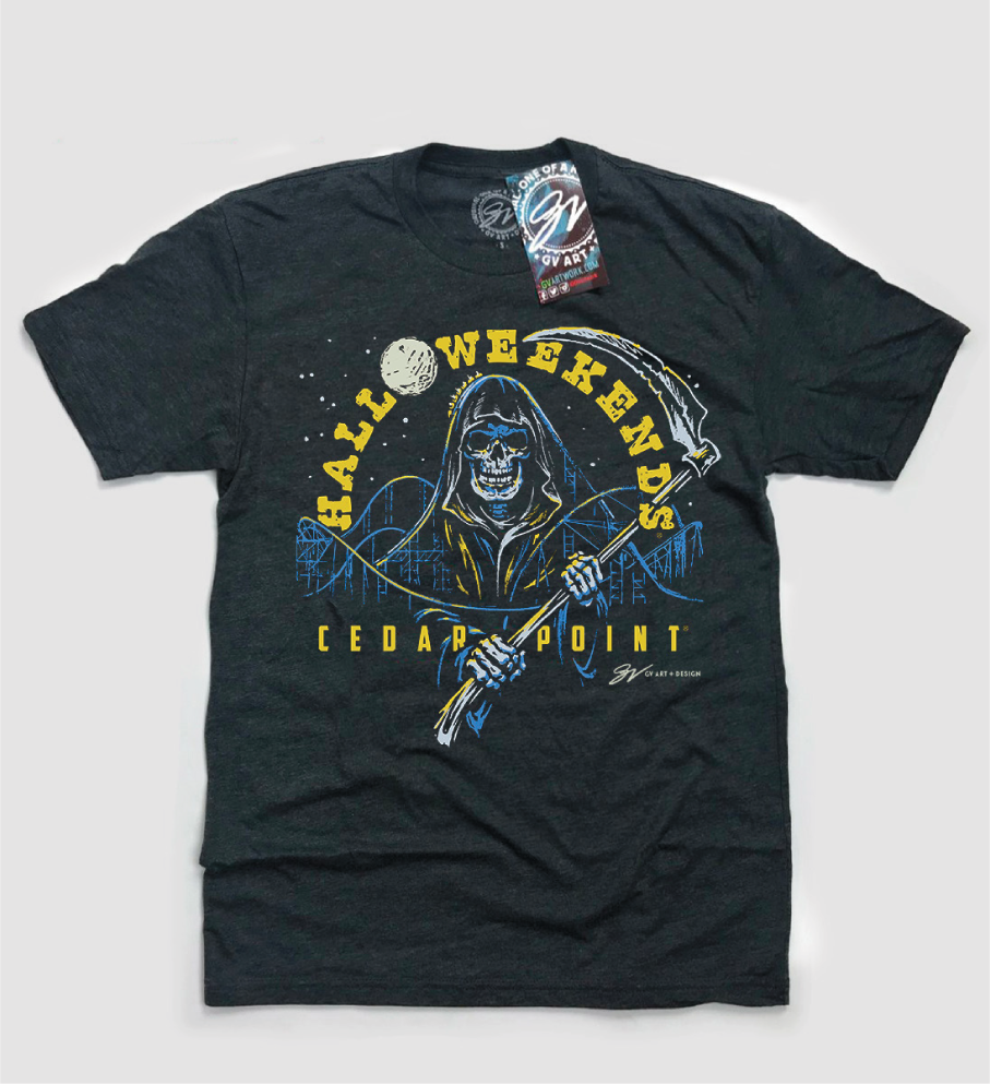 Cedar Point Halloweekends Reaper Tee