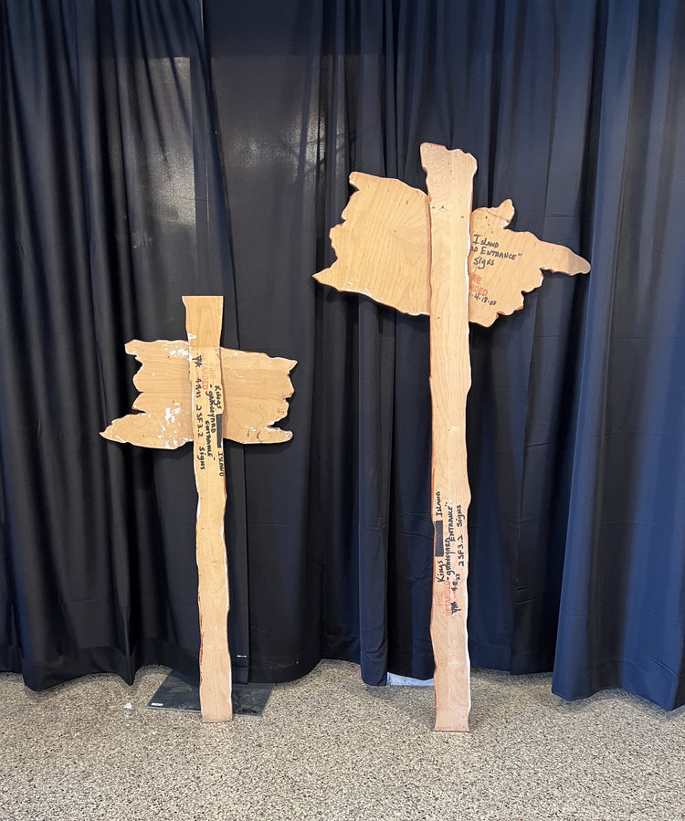 Lot # 8 – Instructional “Aim Here” and Target Signage Set - 8.13.1