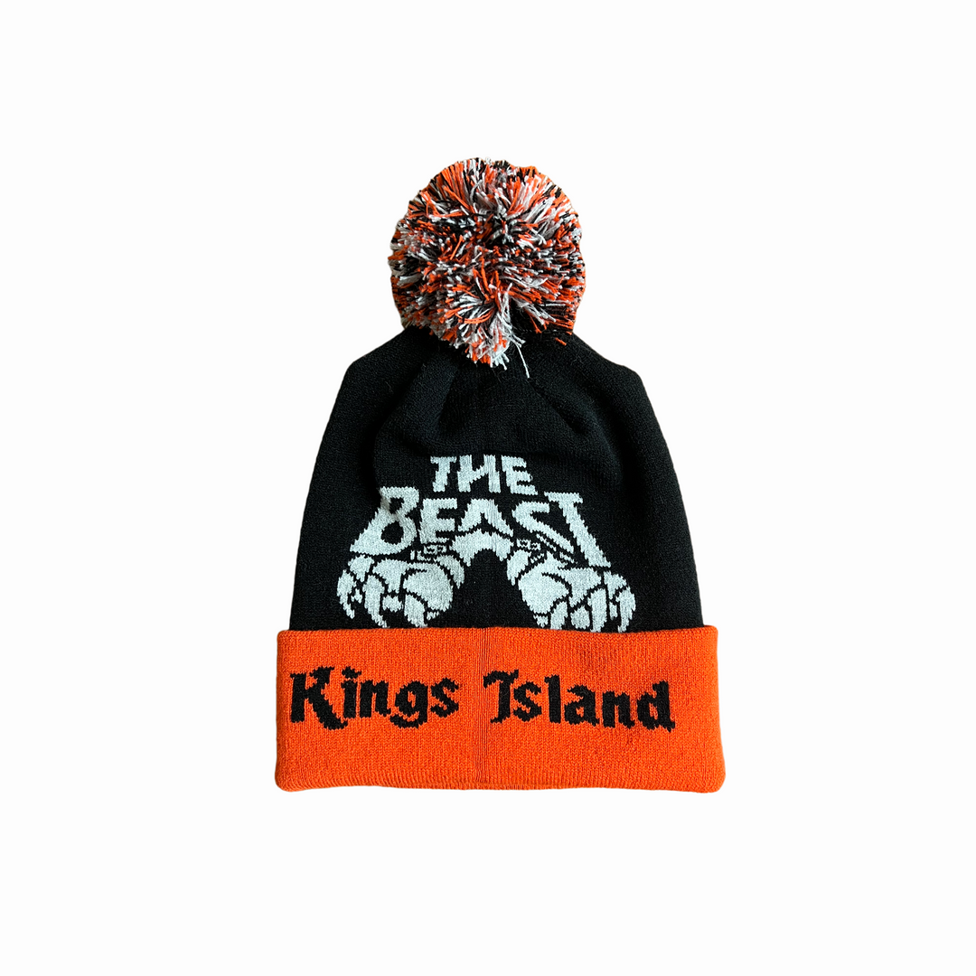 Kings Island The Beast Cuff Pom Beanie