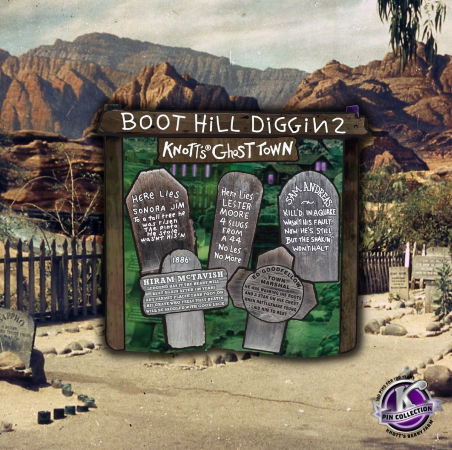 Knott's Berry Farm Boot Hill Collectible Pin