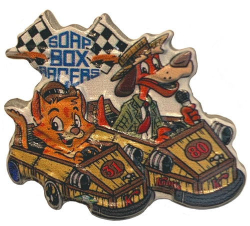 Knott's Berry Farm Wacky Soap Box Racer Collectible Pin