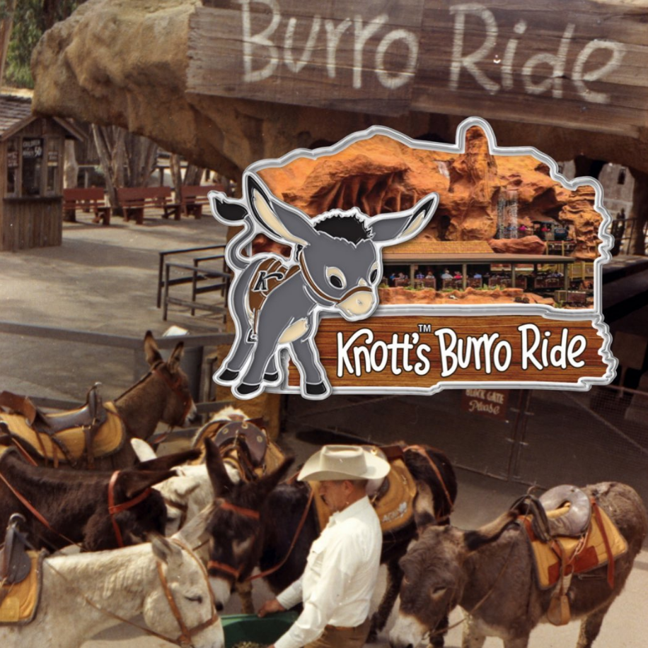 Knott's Berry Farm Burro Ride Collectibe Pin