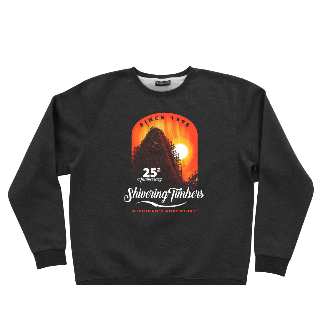 Michigan's Adventure Shivering Timbers 25th Anniversary Sweatshirt