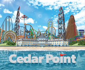 Cedar Point 60 x50 Skyline Blanket