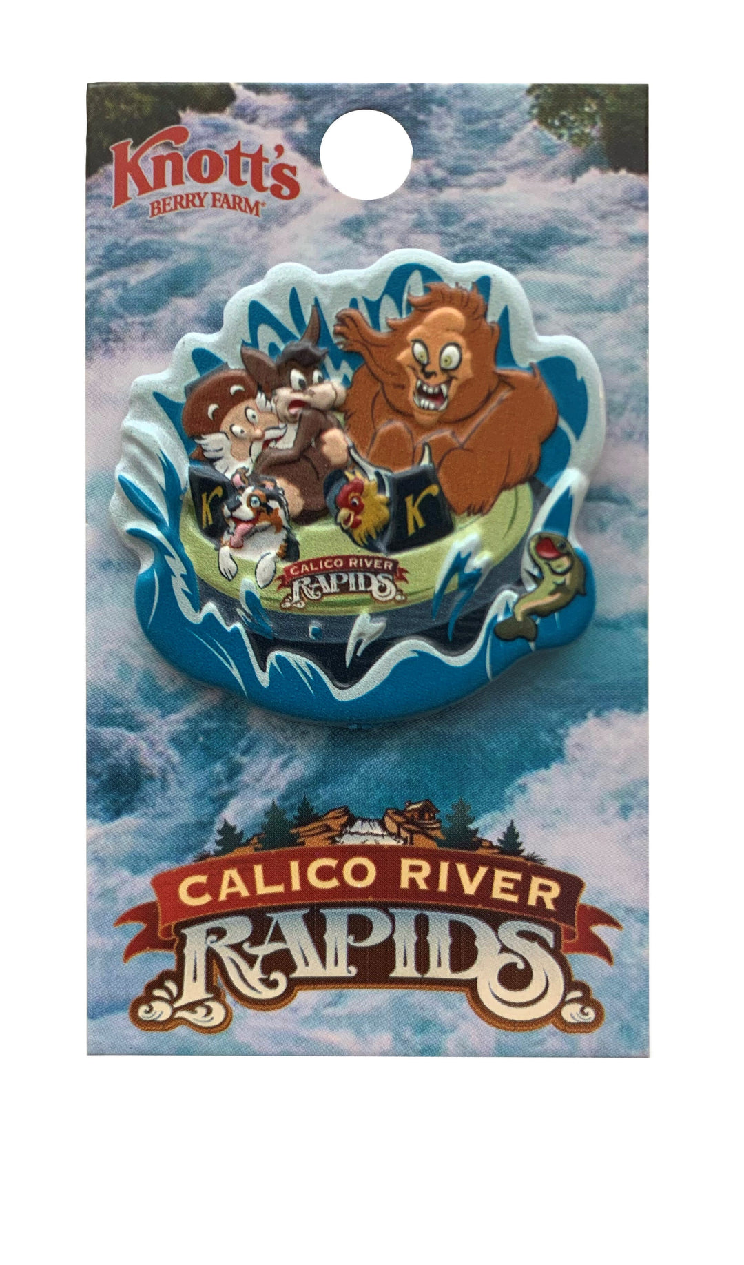 Knott's Berry Farm Calico River Rapids Collectible Pin