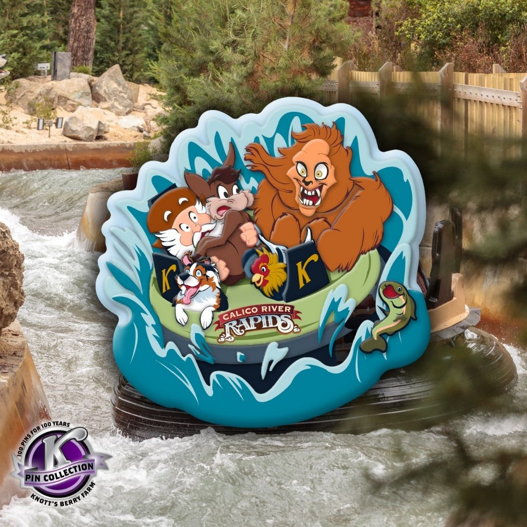 Knott's Berry Farm Calico River Rapids Collectible Pin