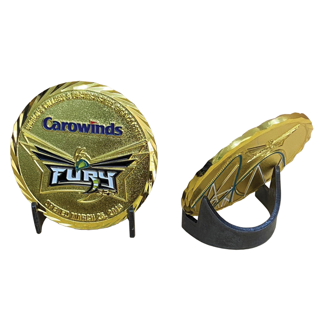 Carowinds Fury 325 Challenge Coin