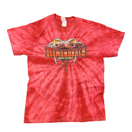 Kings Island Diamondback Tie Dye Tee