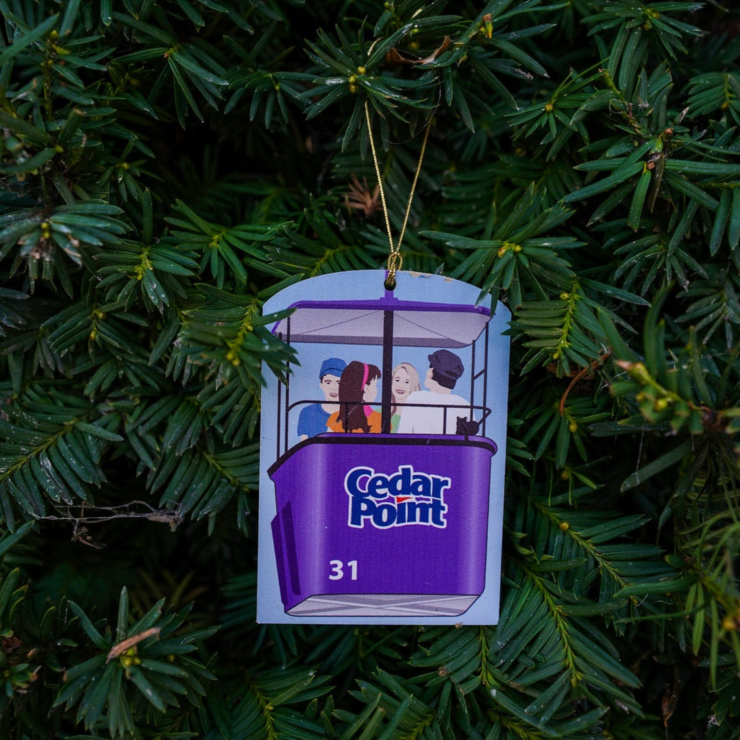 Cedar Point Cat's Meow Sky Ride Gondola Ornament