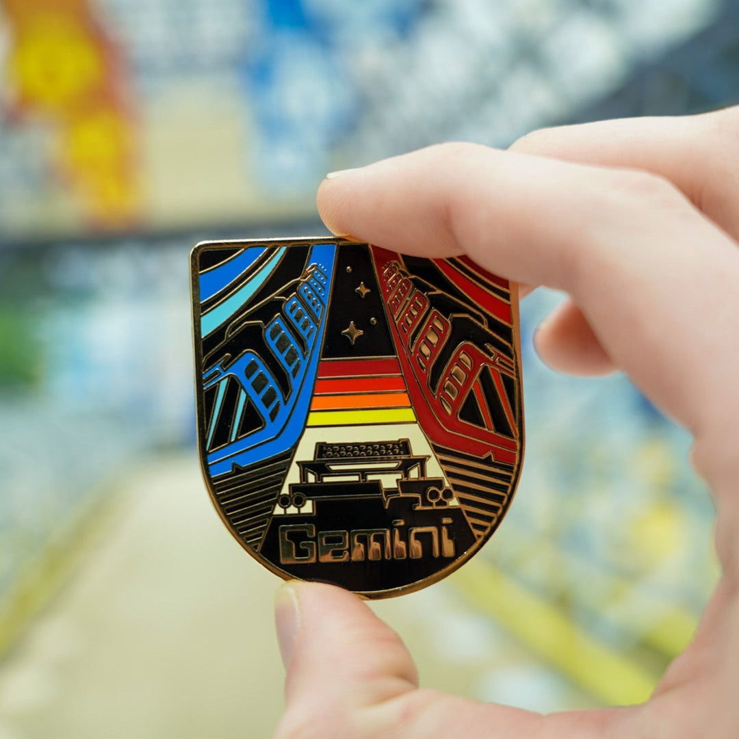 Cedar Point Gemini Enamel Pin