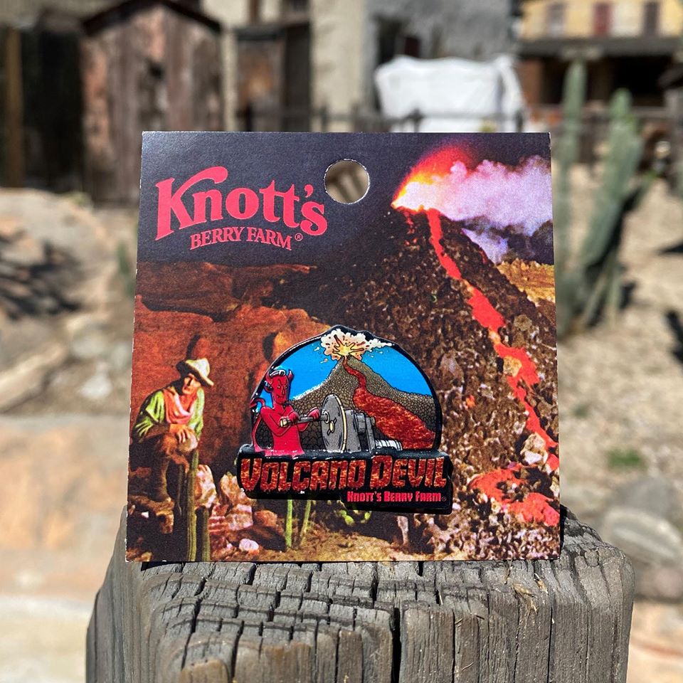 Knott's Berry Farm Volcano Devil Collectible Pin