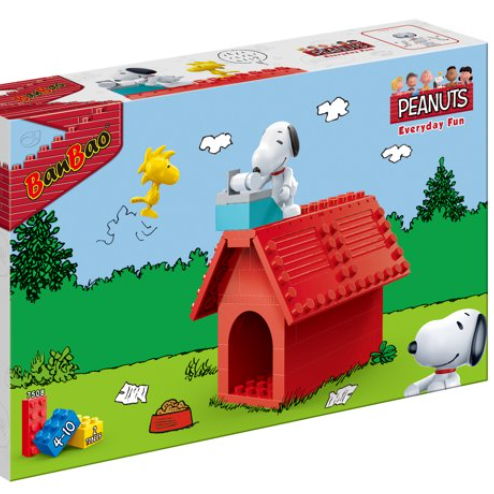 PEANUTS® Snoopy Doghouse BanBao Play Set