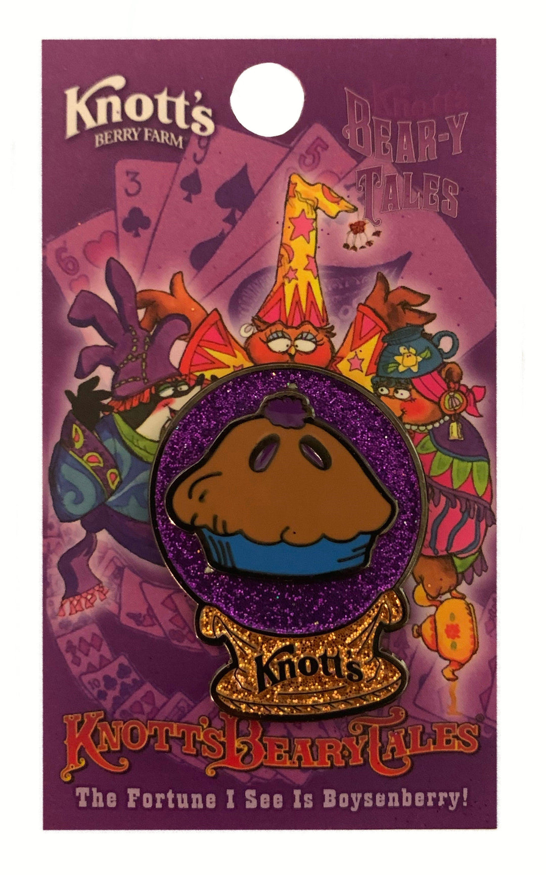 Knott's Berry Farm Bear-y Tales Fortune Tellers Collectible Pin