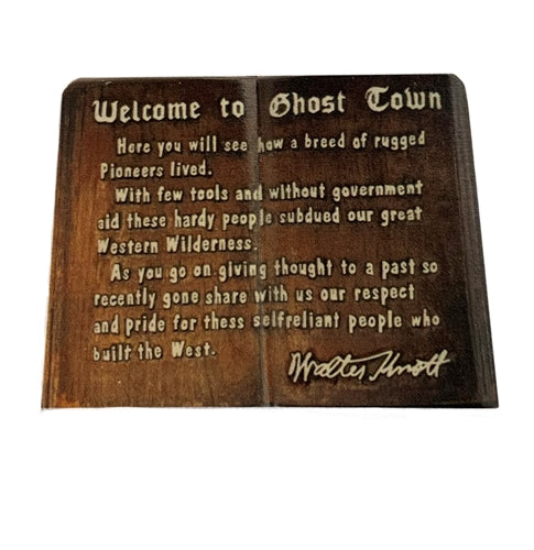 Knott's Berry Farm Welcome to Ghost Town Book Collectible Pin