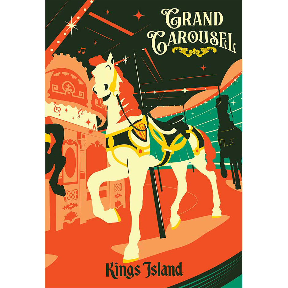 Kings Island Grand Carousel Poster