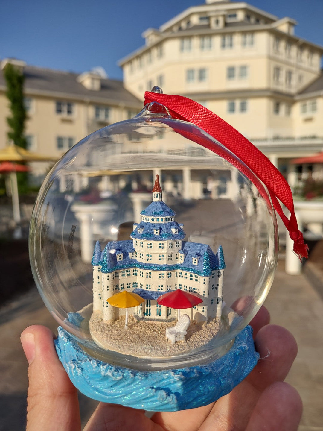 Cedar Point Hotel Breakers Limited Edition Glass Ornament