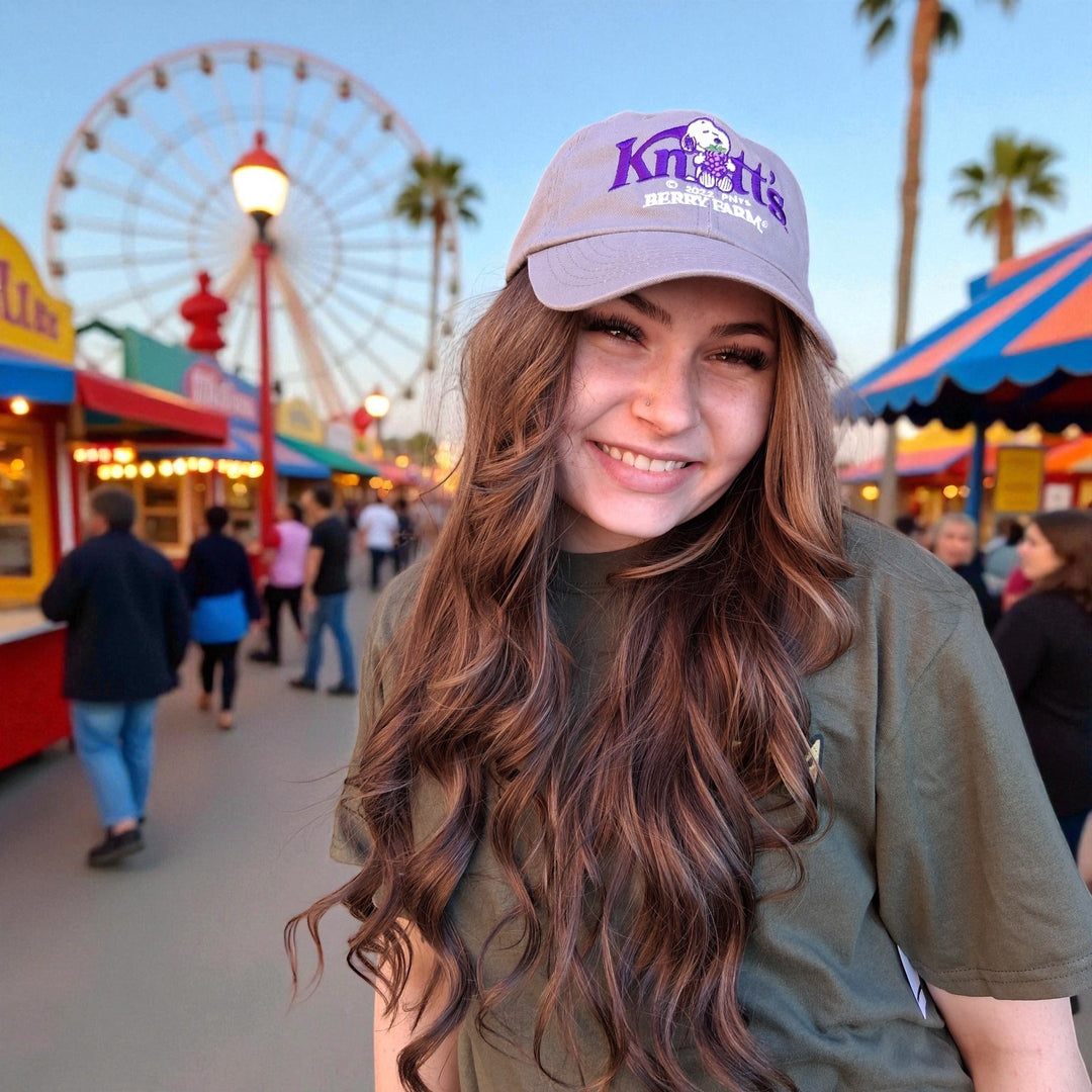 Knott's Berry Farm Snoopy Boysenberry Baseball Hat