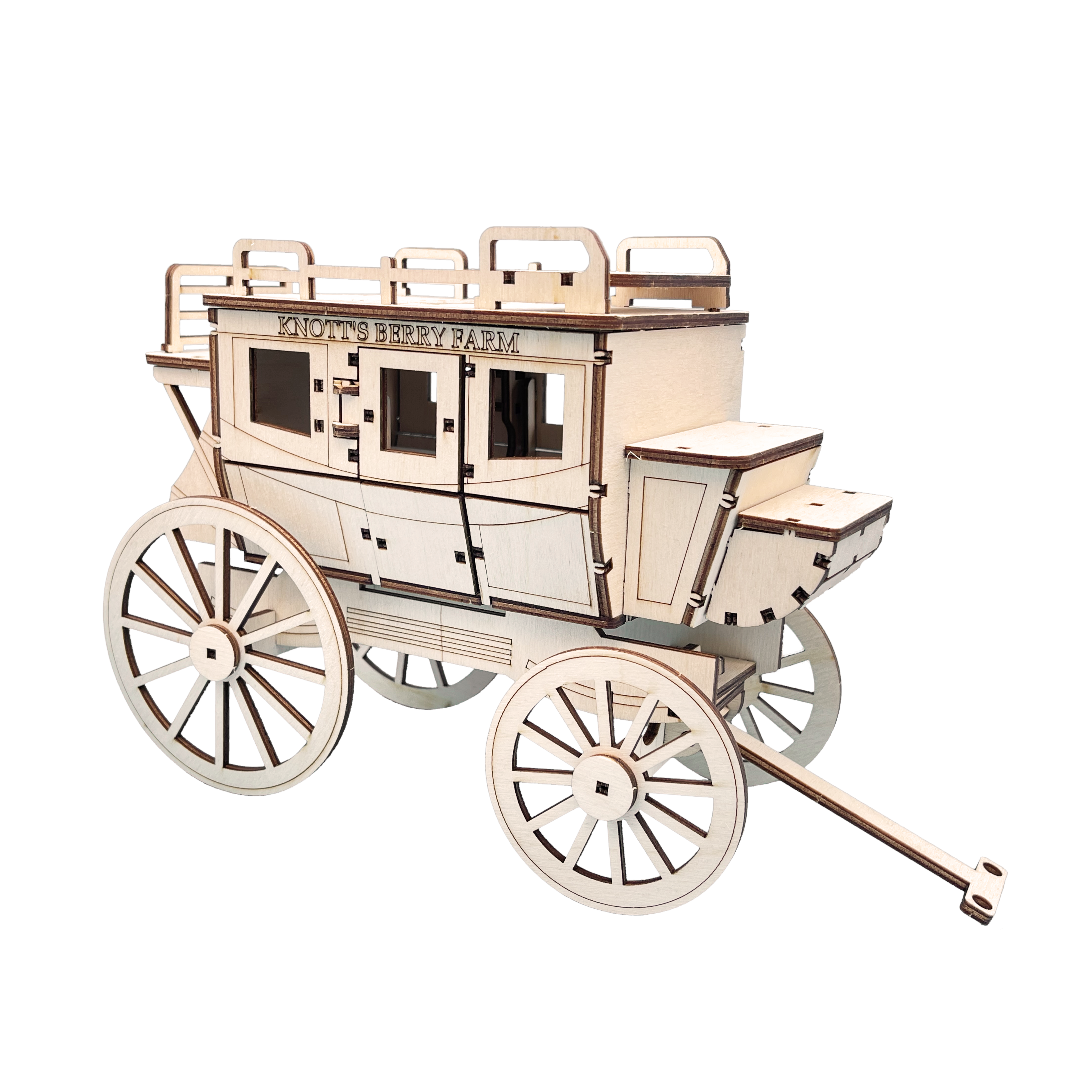 Knott's Berry Farm Ghost Town Stagecoach Wood Model – FUN Knott's Berry Farm Ghost Town Stagecoach Wood Model – FUN
