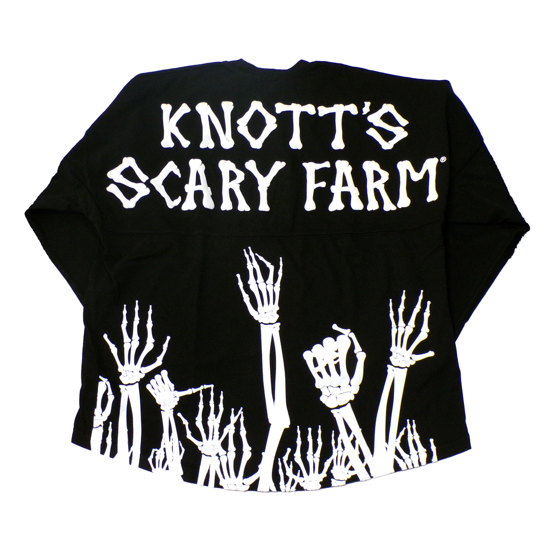 Knott's Scary Farm 2024 Skeleton Reach Spirit Jersey