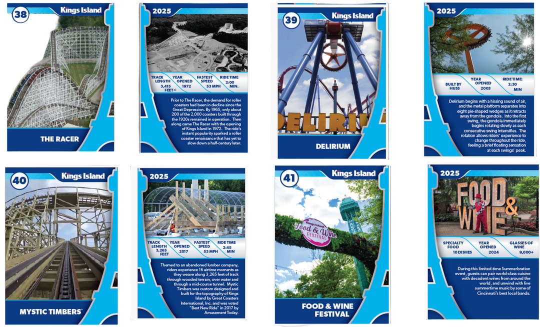 Kings Island Collectible Trading Cards Series 3